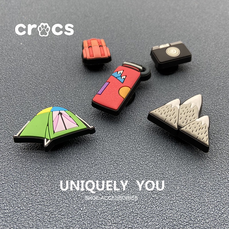 Crocs jibbitz จี้กระดุม เครื่องประดับแฟชั่น สําหรับตกแต่งรองเท้าชายหาด