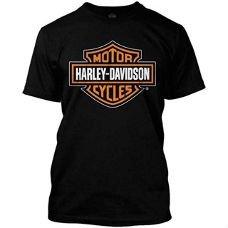 ขายเสื้อยืดแขนสั้น พิมพ์ลาย Harley Davidson สีดํา สําหรับผู้ชาย 30290591 (2xlt) Harley-davidson LFm1（S-5XL）