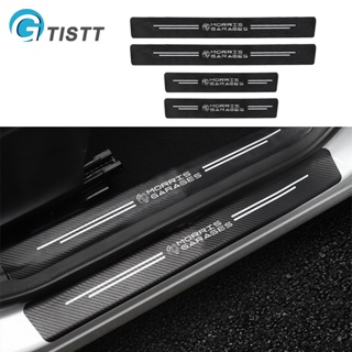 GTISTT 4ชิ้น คาร์บอนไฟเบอร์ กันรอยประตูรถยนต์ Carbon Fiber แผ่นกันรอยประตูรถยน สติ๊กเกอร์ติดรถ สำหรับ MG ZS EP MG 6 HS Extender MG RX5 3 5