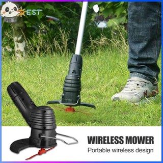 ❉THEBEST❉ Electric Lawn Mower 2000mAh Li-ion Portable Adjustable Cordless Grass Trimmer ✨