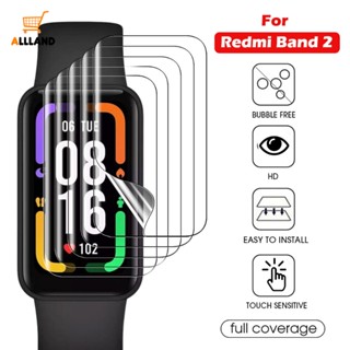 ฟิล์มป้องกันรอยขีดข่วน สําหรับ Redmi Band 2 / ตัวป้องกันหน้าจอแบบนิ่ม / ฟิล์มไฮโดรเจลสมาร์ทวอทช์ ป้องกันรอยเปื้อน แบบใสพิเศษ