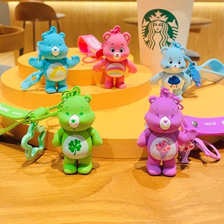 Care Bear Keychain ของแท้ พวงกุญแจ จี้รูปหมีน่ารัก เครื่องประดับ สําหรับห้อยกระเป๋า