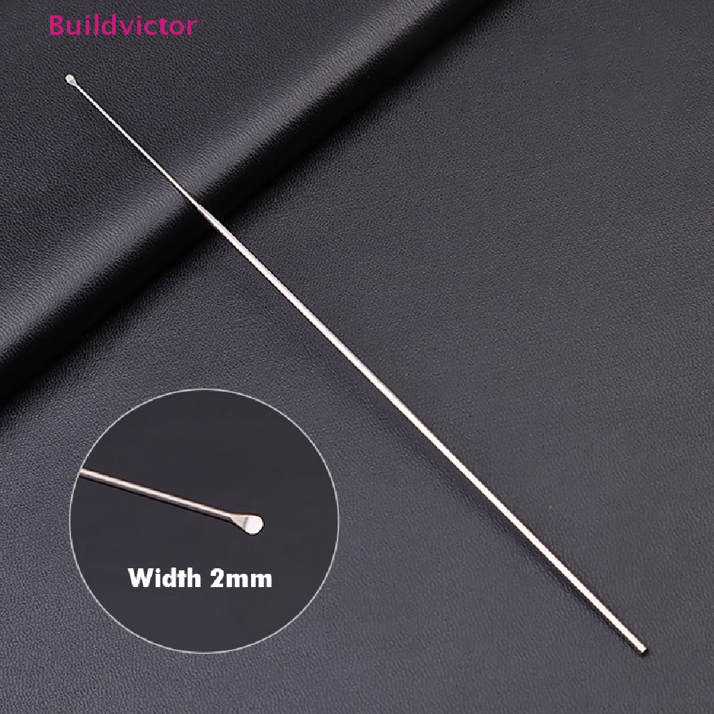 Buildvictor 18cm Ear Pick Cleaning Ear Wax Remover Cleaner Curette Stainless Steel Picker TH