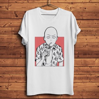 ONE PUNCH Hero Saitama OK MAN Funny Anime Tshirt Men Women White Casual Short Sleeve T Shirt Uni Streetwear homme femme