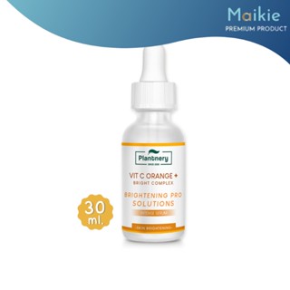 Plantnery Vit C Orange &amp; Lemon Bright Complex Intense Serum เซรั่มวิตามินซีเข้มข้น บำรุงผิว 30 ml.