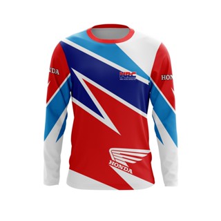 เสื้อแขนยาว ลาย Honda HRC Sublimation Jersey