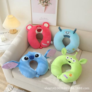 Gt2 Stitch Lotso Sullivan Alien หมอนรองคอ รูปตัว U น่ารัก สําหรับตกแต่งภายในรถยนต์ ออฟฟิศ