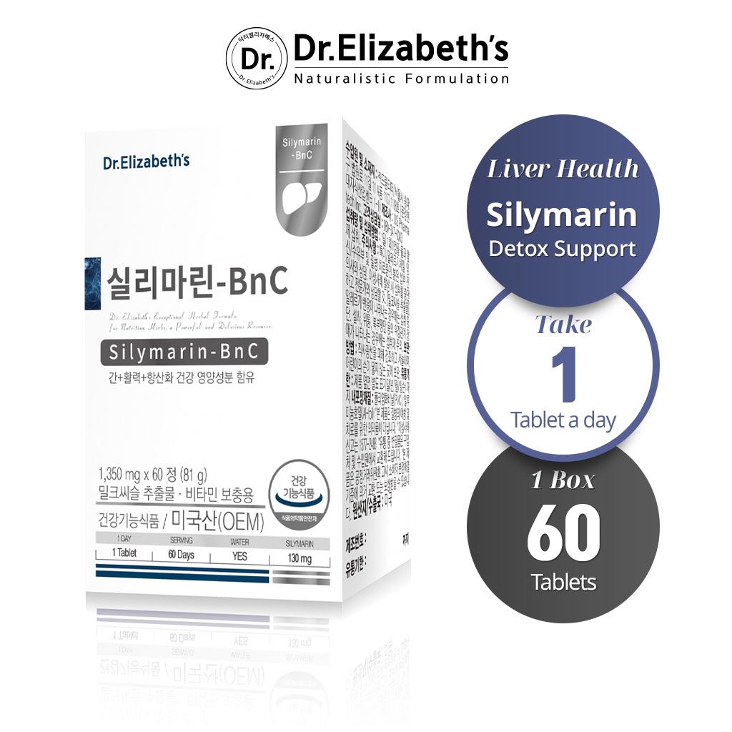 ดร. Elizabehth's silymarin-BnC 60 เม็ด