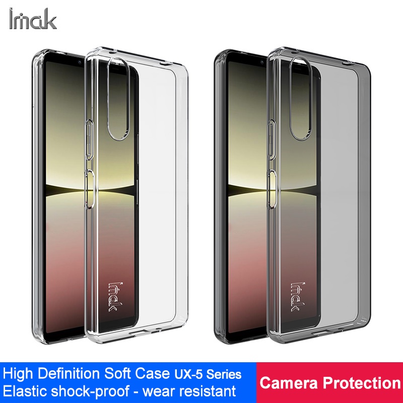 ของแท้ Imak เคส for Sony Xperia 10 V ใส นิ่ม TPU เคสด้านหลัง Xperia10 5 ใส ซิลิโคน กันกระแทก เคส