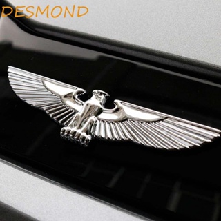 DESMOND Personalize 3D Stereo Car Sticker Self-adhesive Car Logo Eagle Car Stickers Decorative Tag Universal Water-proof Metal Car styling Accessories Zinc alloy Auto decal/Multicolor