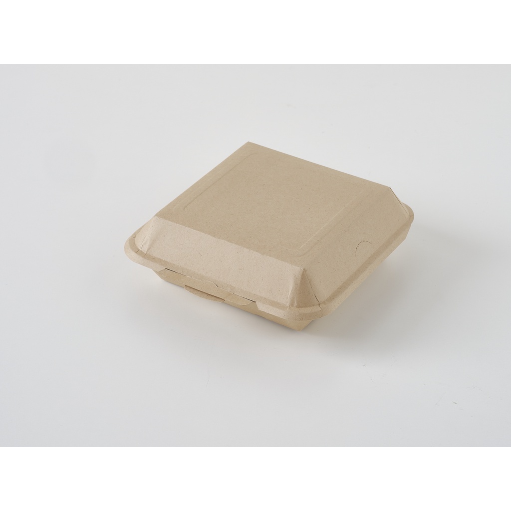 (แพ็ค)พร้อมส่ง!!! กล่องใส่อาหารกระดาษ กล่องไบโอ เฟสท์ เดลี่ ใส่ของร้อน ซ้อนได้หลายชั้นไม่ยวบ(20BB)