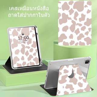 เคสไอแพด air3/4/5 10 9 2019 หมุน 360 gen9/8/7 10 2 case for ipad pro2021/20/18 10 5 เคสใส มีที่ใส่ปากกา tablet