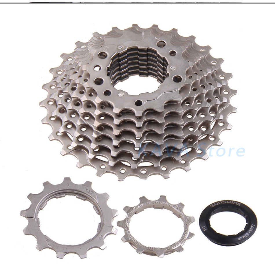 Sunshine เฟืองหลังจักรยาน 11-25T 28T 32T 34T 36T ความเร็ว 8 9 10 11 12S สําหรับ Shimano HG K7 - รูปที่ 6