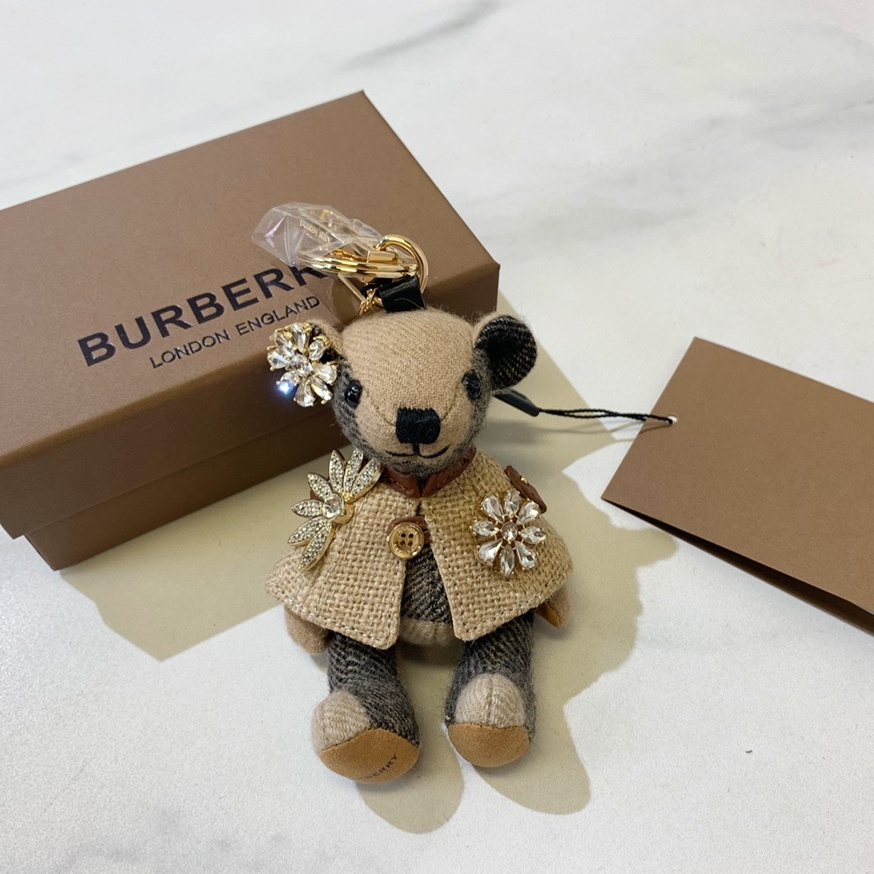 Burbery พวงกุญแจ จี้ตุ๊กตาหมี คุณภาพสูง สําหรับห้อยกระเป๋า