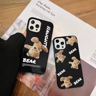 เคสลายตุ๊กตาหมี เคสโทรศัพท์ แบบนิ่ม สำหรับรุ่น13 13PRO 12 Pro Max 11 8plus 7plus Plus7 8 XR SE 11Pro Max#125