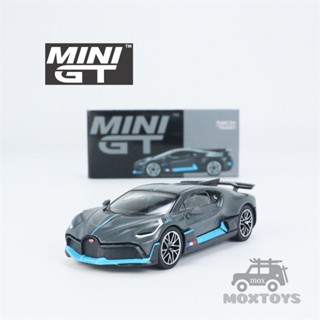 MINI GT 1:64 Bugatti Divo Presentation Black LHD Diecast model car