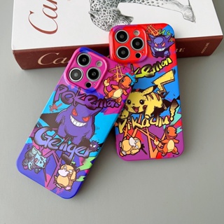 เคสโทรศัพท์มือถือ ลายการ์ตูนโปเกม่อน ปิกาจูน่ารัก สําหรับ iPhone14 13 12 11