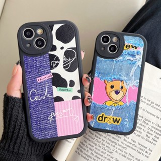 เคสโทรศัพท์หนัง ซิลิโคนนิ่ม TPU กันรอยเลนส์กล้อง ลาย Blue Jeans Comera สําหรับ Samsung A23 A32 A52 A52s A53 5G S20 S21 S22 S23 Plus Ultra FE | Xmd 134