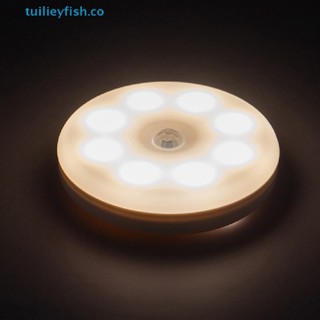 Tuilieyfish โคมไฟ LED เซนเซอร์จับการเคลื่อนไหว ไร้สาย ประหยัดพลังงาน