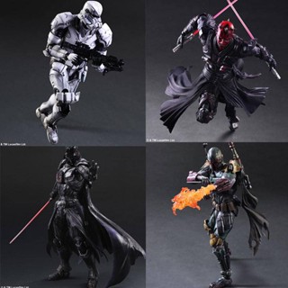 โมเดลฟิกเกอร์ Star Wars Boba Fett Darth Vader Maul Stormtrooper ของเล่นสําหรับเด็ก