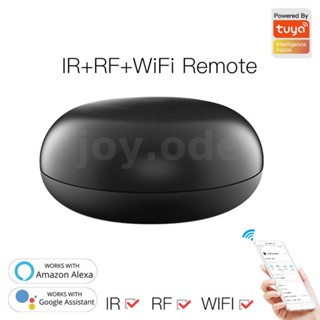 Tuya รีโมตคอนโทรล 433MHz RF สําหรับ Alexa Wifi IR RF รีโมตควบคุมอัตโนมัติ โคมไฟ IR RF TV พัดลมเครื่องปรับอากาศ DVD