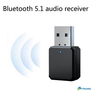 บูลทูธ Kn318 บลูทูธ 5 . 1 เครื่องรับสัญญาณเสียงแบบ Dual Output Aux Usb สําหรับรถยนต์