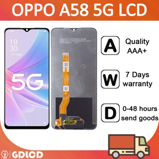 อะไหล่หน้าจอสัมผัสดิจิทัล LCD แบบเปลี่ยน สําหรับ Oppo A58 5G Oppo A58x 5G PHJ110