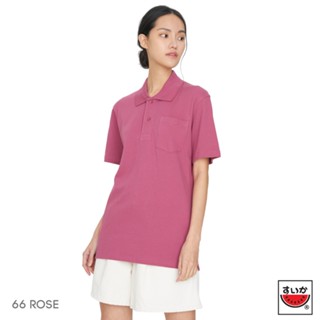 แตงโม (SUIKA) - เสื้อแตงโมคอปก POLO ชาย-หญิง (66 ROSE)