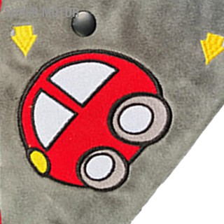 Super Motor ตัวปรับหมอนรองเข็มขัดนิรภัยสำหรับเด็ก Car Seatbelt Cushion Pad Cute Soft Thicken Kids Seat Strip