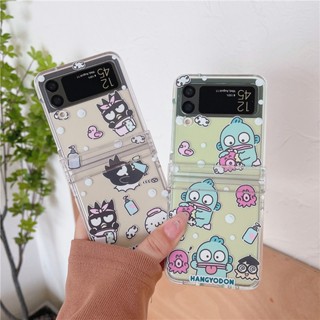 เคสโทรศัพท์แข็ง กันกระแทก ลายเพนกวิน สําหรับ Samsung Galaxy Z Flip 4 Z Flip 3 5G