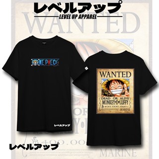 [S-5XL] เสื้ออนิเมะ Monkey D Luffy One Piece เสื้อยืดใหม่อินเทรนด์