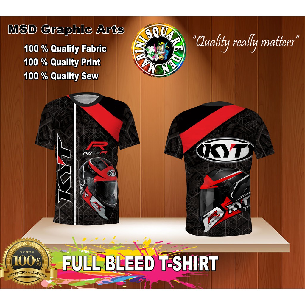 2023 ใหม่ KYT HELMET เสื้อยืดระเหิดเต็ม