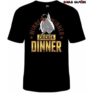 [S-5XL]เสื้อยืดพิมพ์ลายแฟชั่น Lint9 เสื้อยืดแขนสั้น พลัสไซซ์ ลาย Winner Winner Chicken Dinner Pubg H1Z1 สําหรับผู้ชาย พล