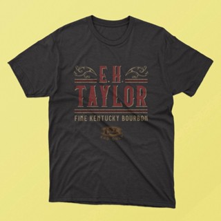 เสื้อยืดคอกลม เสื้อไม่ต้องรีด tshirt ไม่ต้องรีด เอช Taylor-fine Kentucky Bourbon-1St And Only Regular สีดําS-5XL