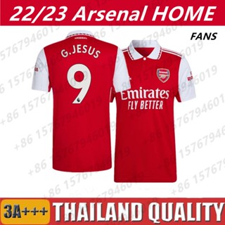 เสื้อกีฬาแขนสั้น ลายทีมชาติฟุตบอล Arsenal 22 23 Fans ชุดเหย้า สําหรับผู้ชาย