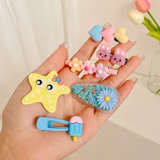 กิ๊บติดผมน่ารัก น่ารัก สําหรับเด็กผู้หญิง จํานวน 14 ชิ้น
