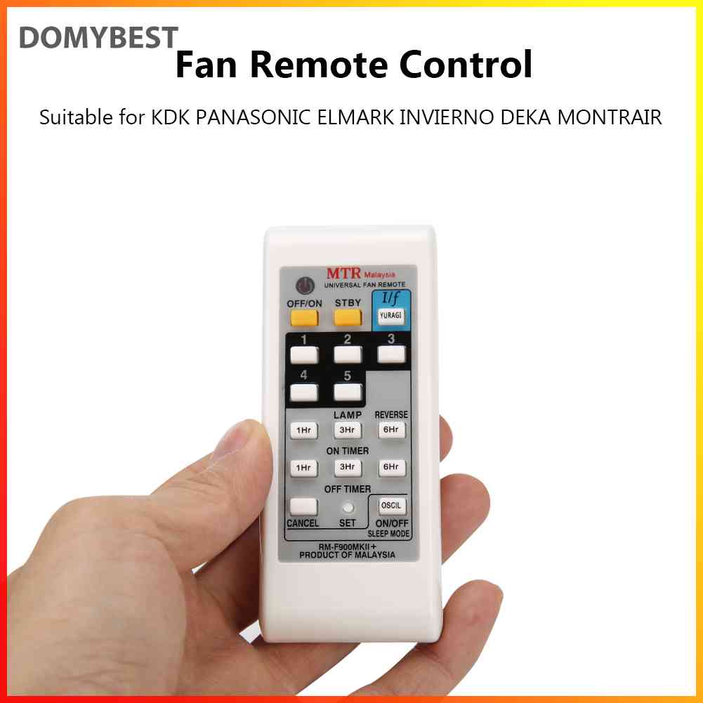 ❤ Domybest  RM-F900MK Fan Remote Control 8m Long Distance RM-F900MK Universal for KDK PANASONIC ELMARK INVIERNO DEKA