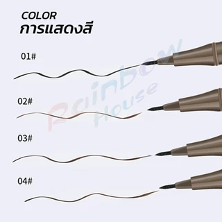 R.H.ปากกาอายไลเนอร์ เนื้อลิขวิด กันน้ํา ติดทนนาน แห้งเร็ว ติดทนนาน สําหรับแต่งหน้า 4 สี Eye Liner