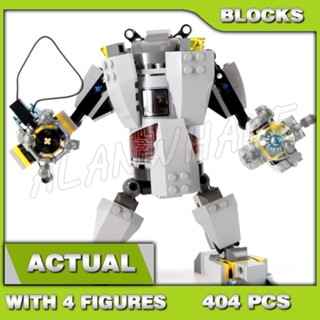 404 ชิ้น Teenage Mutant Ninja Turtles TMNT Robot Rampage Massive Mech Suit Capture Claw Go-kart Glider 10209 ของเล่นบล็อกที่เข้ากันได้กับโมเดลก้อนอิฐ 79105