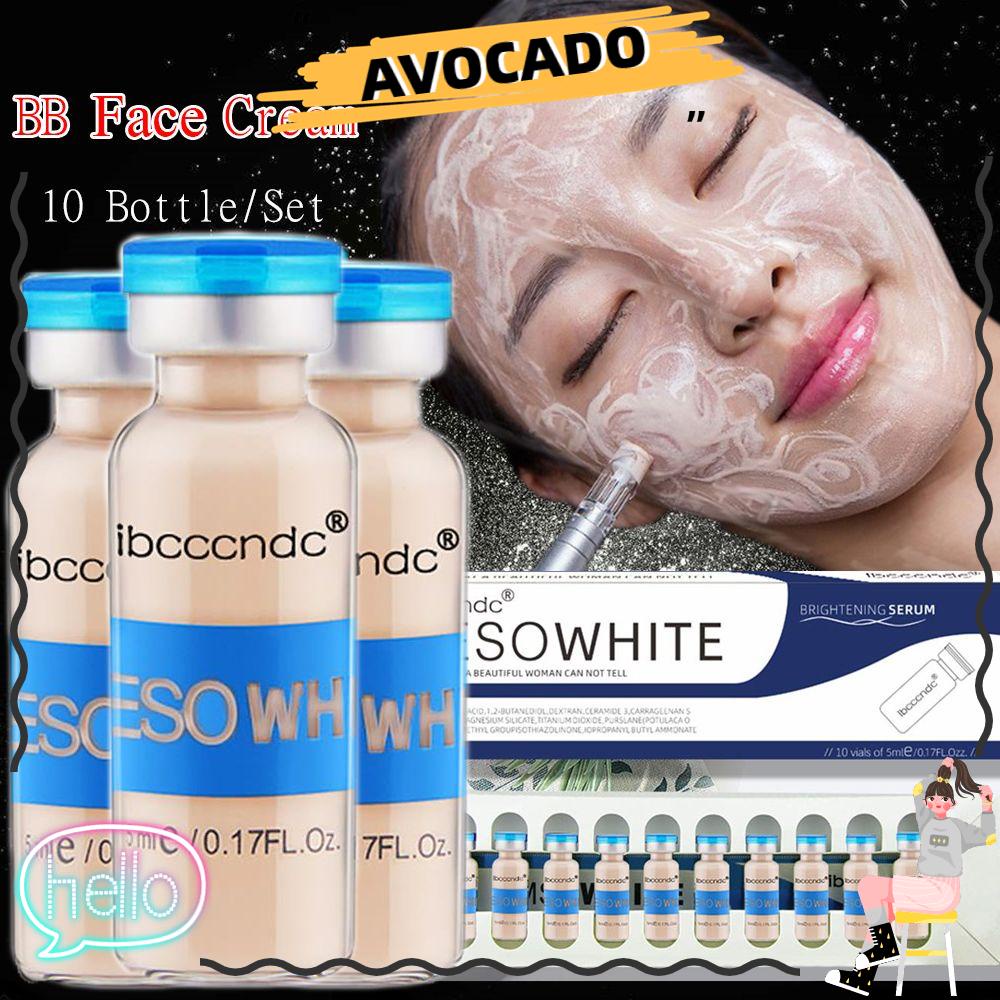 Avocarr 10 ขวด/กล่อง ครีมรองพื้น ขายดี เซรั่มเมโส ขาวกระจ่างใส เครื่องสําอาง