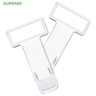 Superaf ขายดี สติกเกอร์พลาสติกใส ติดใบเสร็จ ที่จอดรถ ตั๋ว ใบเสร็จรับเงิน บัตร คลิปสติกเกอร์ กระจกหน้ารถ พลาสติก สากล อุปกรณ์เสริม สําหรับรถยนต์ 2 ชิ้น