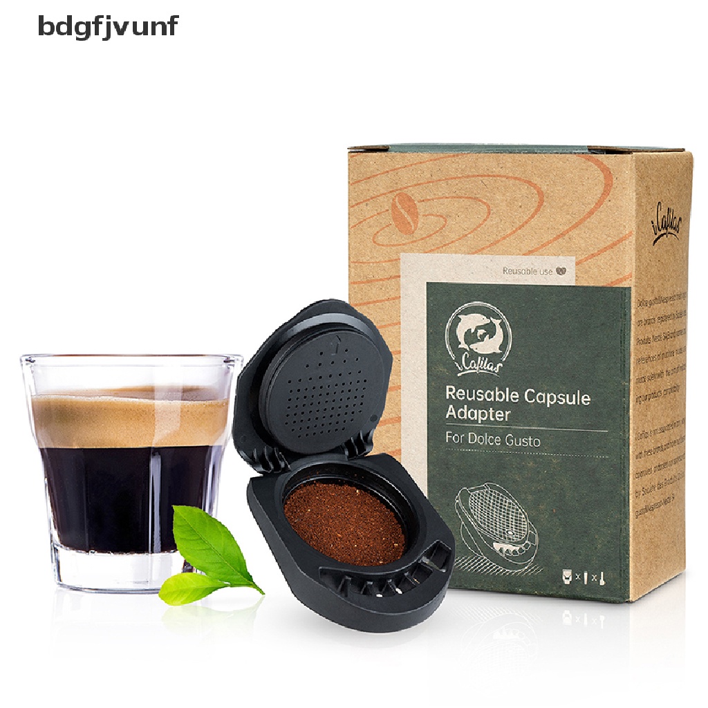 Bdgf อะแดปเตอร์แคปซูลกาแฟ ใช้ซ้ําได้ สําหรับ Dolce Gusto Coffee Convert
