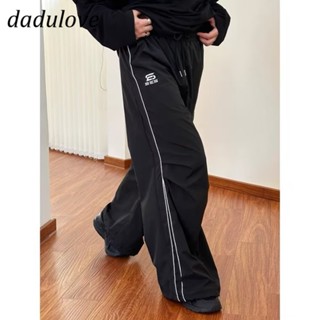 DaDulove💕 New American Style Street Striped Sports Pants High Waist Loose Casual Pants plus Size Trousers