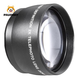 【Hot Sale】55mm 2X Telephoto Lens Teleconverter for Canon Nikon Sony Pentax 18-55mm