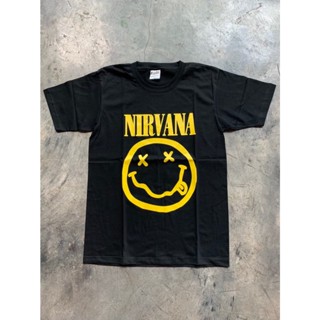 [S-5XL] NR131 เสื้อยืดวงร็อค NIRVANA เนวานา เสื้อวง เสื้อยืดเนวานา เสื้อวินเทจ