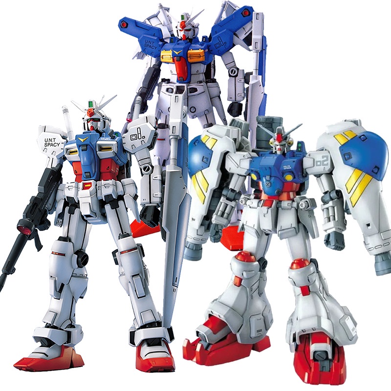 พร้อมส่ง Bandai ชุดประกอบ MG 1/100 GP01 Land Type GP02A Trial No. กันดั้ม 2 ยูนิต GP-02