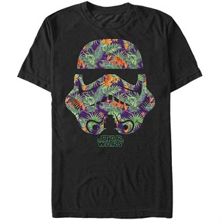 เสื้อยืดแขนสั้นเสื้อยืดผู้ชายแฟชั่น Star Wars Mens Humid Helmet Graphic T-Shirt t shirt men cottonTEES-5XL