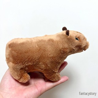 Capybara Rodent Plush Toy/จำลอง Capybara ตุ๊กตาของเล่นน่ารัก Capybara Plushie ปุย Capybara ตุ๊กตาสัตว์ตุ๊กตาของขวัญวันเกิดสำหรับเด็ก