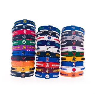 NBA Bracelet Bangle Basketball Silicone Adjustable Ball Team Logo Wristband Warriors Basketball Star Baller Band In Stock JY