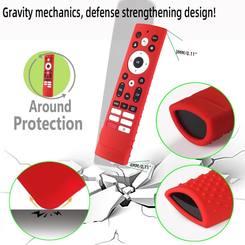 Moom ปลอกป้องกันสําหรับ Hisense ERF3A90 ERF3D90H ERF3S90H เคสระยะไกล